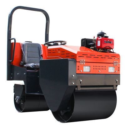 Construction routière double rouleau à tambour 850 kg Compacteurs d'impact avec capacité de réservoir d'eau de 45L