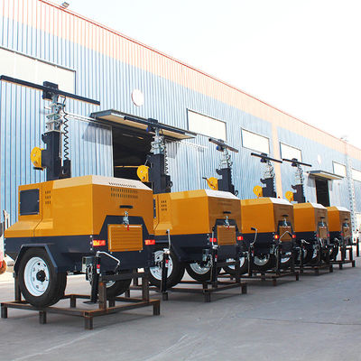 Tour de lumière diesel Multifonctionneuse Tour extérieure lumière avec 3500K température de couleur