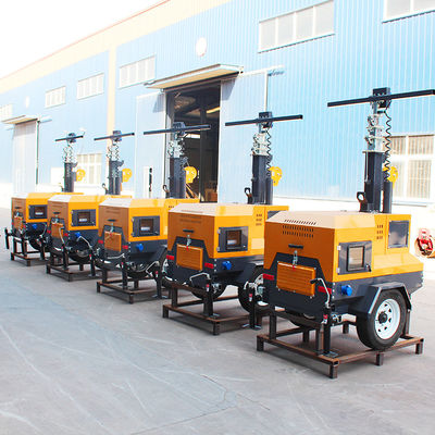 40000 heures de travail Rating IP standard Tour phare mobile diesel avec générateur diesel