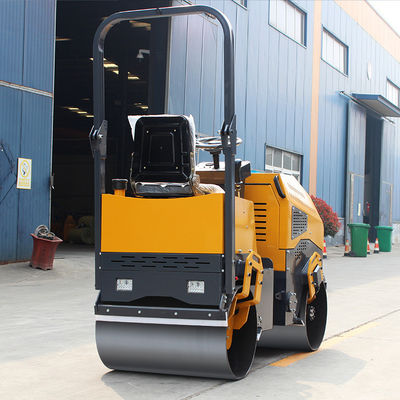 1 tonne rouleau routier asphalte pavé compacteur machine de démarrage Méthode d'embrayage automatique