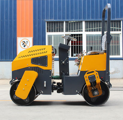 Charge linéaire statique de 45 N/cm 1t Roller routier à double tambour pour la construction de routes en douceur