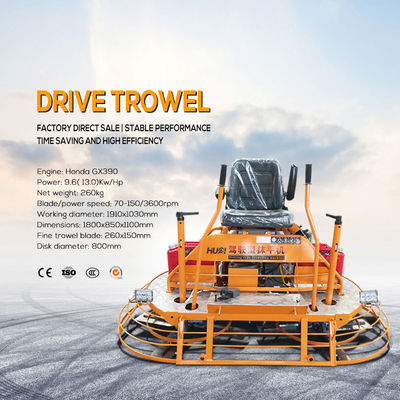 980 mm de diamètre de disque Trowel hydraulique complet avec Honda GX690 et béton