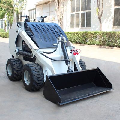 Petit chargeur diesel à direction de glissement avec un seau différent Compact et puissant