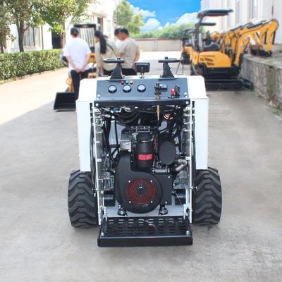 Petit chargeur diesel à direction de glissement avec un seau différent Compact et puissant