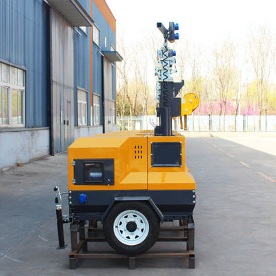Éclairage industriel Générateur de moteur diesel LED portable Tour phare avec CRI standard