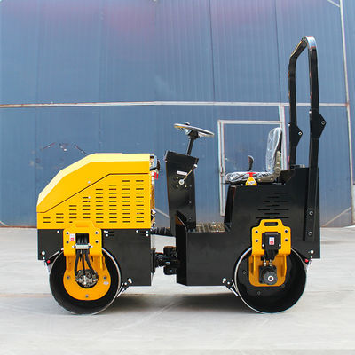 1 tonne Tandem compacteur vibrant Ride On Road Roller Mini Asphalt routier compacteur rouleau