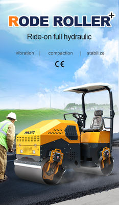 Capacités de compression à double tambour de haute qualité de 40% rouleau de compression vibratoire pour la compression routière