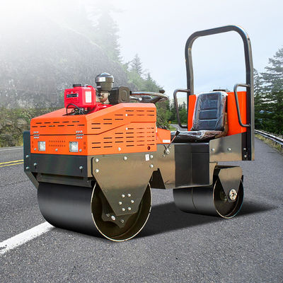 Mini-rouleau vibrant de 1 tonne de haute puissance de 8 chevaux pour la construction de routes de petite taille