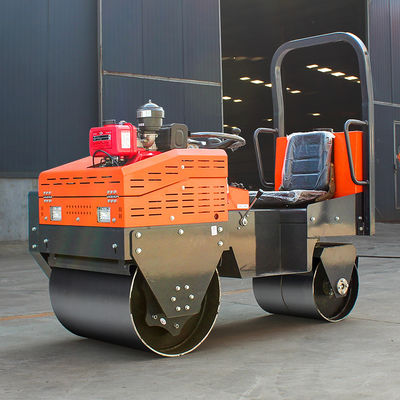 Mini-rouleau vibrant de 1 tonne de haute puissance de 8 chevaux pour la construction de routes de petite taille