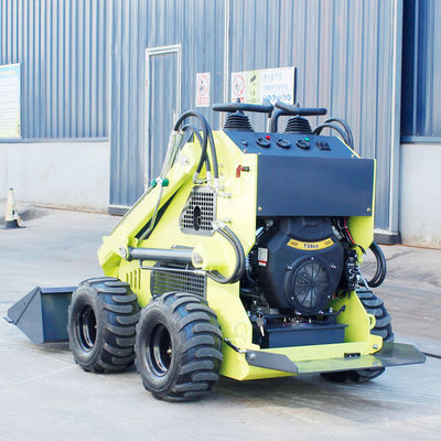 Mini chargeur de direction à dérapage homologué par l'EPA avec 950 kg de poids de la machine et 17,2 kW de puissance
