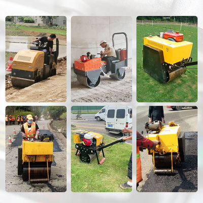 600 mm de largeur de compactage Machine compactrice de sol portative avec une capacité de réservoir de carburant de 2,5 litres