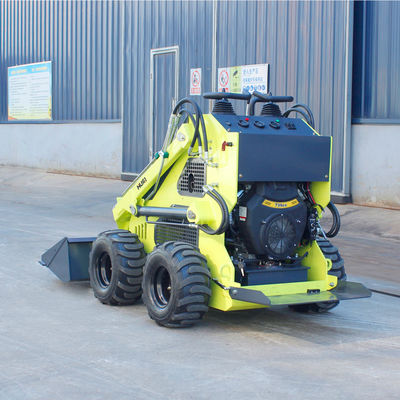 Mini chargeur de direction à patins diesel Petit chargeur de patins HQ-MH420 avec soupape hydraulique HQ