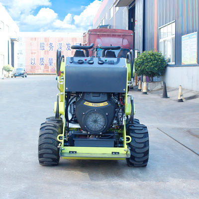 Mini chargeur de direction à patins diesel Petit chargeur de patins HQ-MH420 avec soupape hydraulique HQ