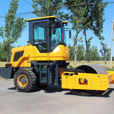 HQ-YL4000 4 tonnes Asphalt roulement routier compacteur machine avec 80KN vibration hydraulique