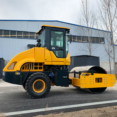 Compacteur d'asphalte de 6 tonnes HQ-YL6000 Roller routier vibrant pour une capacité élevée 30%