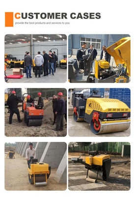 Compacteur d'asphalte de 6 tonnes HQ-YL6000 Roller routier vibrant pour une capacité élevée 30%
