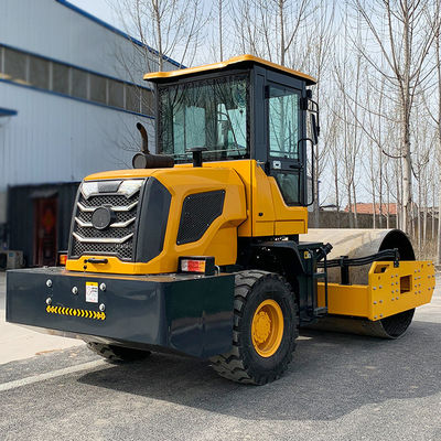 88 kw YUNNEI Moteur HQ-YL8000 Rouleau de route vibrant de 8 tonnes pour la construction d'asphalte