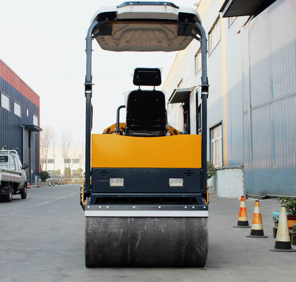 HQ-YL1200 1-5 Tonnes Vibration Ride sur Mini Route Roller avec une capacité de réservoir d'eau de 120L