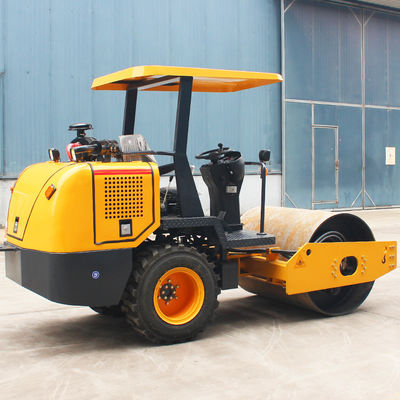 Rouleau vibrant à double tambour de 1 tonne, 2 tonnes et 3 tonnes avec moteur EPA unique