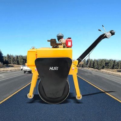 330kg marche derrière un seul tambour rouleau vibrant pour les fermes