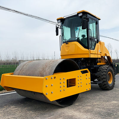 CHANGCHAI 6 tonnes rouleau de route vibrant autopropulsé à vitesse variable continue