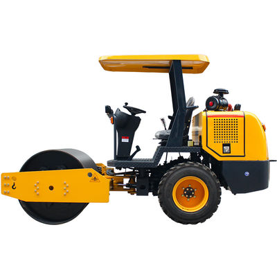 Compaction d'asphalte lisse avec le disque Air Cap Oil Brake Machine à rouleaux de route à tambour unique