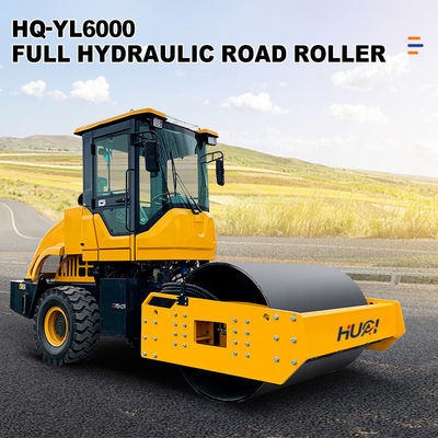 6000 kg 6 tonnes mini-compacteur rouleau articulé avec roue à tambour largeur 1650 mm