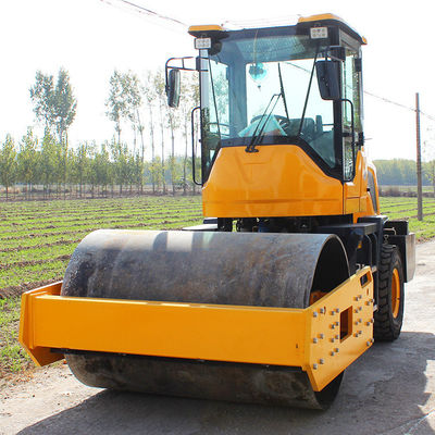 5000 kg 6000 kg rouleau de route vibrant à double tambour et force excitante de 100KN