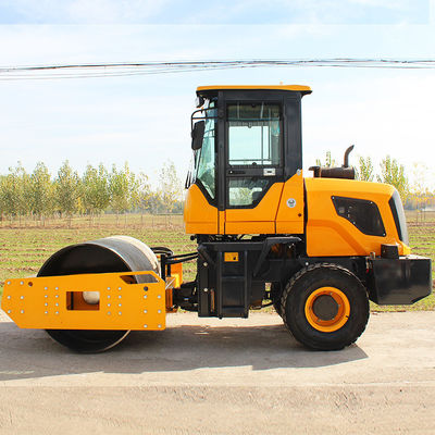 Vitesse de déplacement 2-12km/h CHANGCHAI 5 tonnes rouleau routier diesel avec fonction vibratoire