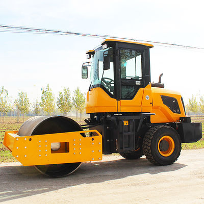 Vitesse de déplacement 2-12km/h CHANGCHAI 5 tonnes rouleau routier diesel avec fonction vibratoire