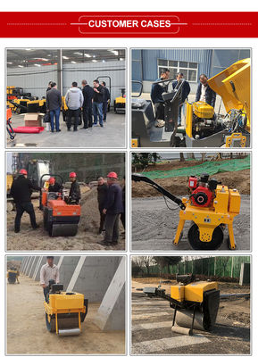 Compacteur routier à tambour unique 5 tonnes 10 tonnes 12 tonnes 14 tonnes 16 tonnes rouleau routier de 88W