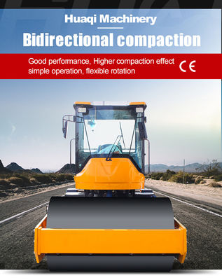 Compacteur routier à tambour unique 5 tonnes 10 tonnes 12 tonnes 14 tonnes 16 tonnes rouleau routier de 88W