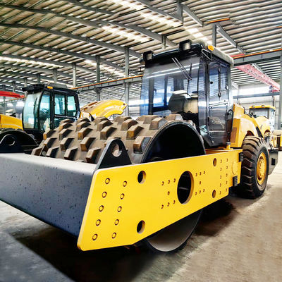 Système entièrement hydraulique à double tambour unique vibration routier rouleau pour la compactage de la route