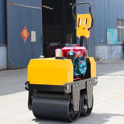 HONDA Powered 20KN Walk Behind Vibratory Mini Road Roller pour l'asphalte et le revêtement de sol