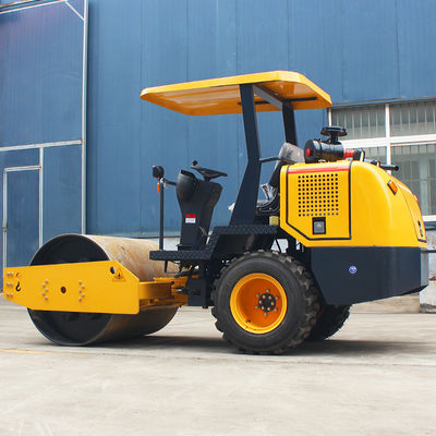 55KN Force d'excitation 0,8 tonne 1 tonne 3,5 tonnes Double tambour Vibrateur Compacteur rouleau