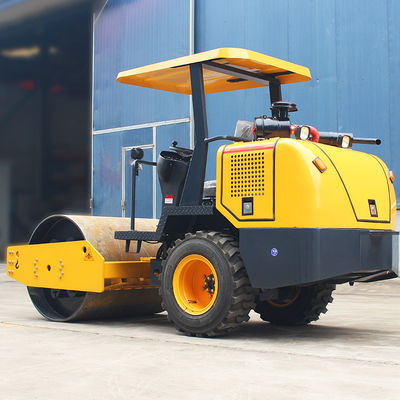 55KN Force d'excitation 0,8 tonne 1 tonne 3,5 tonnes Double tambour Vibrateur Compacteur rouleau