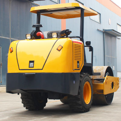 55KN Force d'excitation 0,8 tonne 1 tonne 3,5 tonnes Double tambour Vibrateur Compacteur rouleau