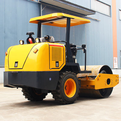 Construction routière Roller de 3,5 tonnes avec une force excitante de 55KN et une conception conviviale