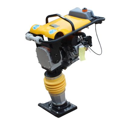 Rammer à rampe de terre avec 80 kg de force de compactage et moteur Honda GX160