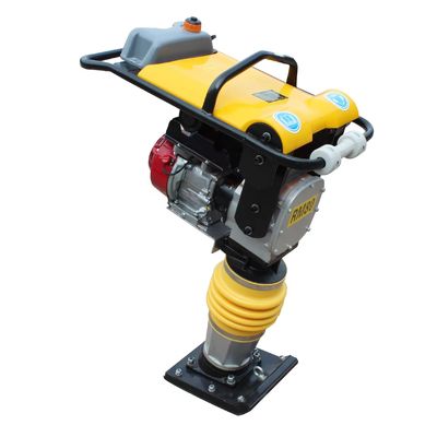Rammer à rampe de terre avec 80 kg de force de compactage et moteur Honda GX160