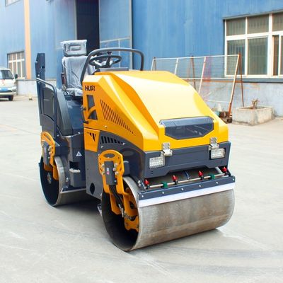 Compacteur à rouleaux à double tambour de 1t 2t 3t 4t 6t 8t 10t avec soupape hydraulique HYDAC