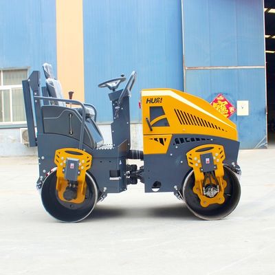 Compacteur à rouleaux à double tambour de 1t 2t 3t 4t 6t 8t 10t avec soupape hydraulique HYDAC