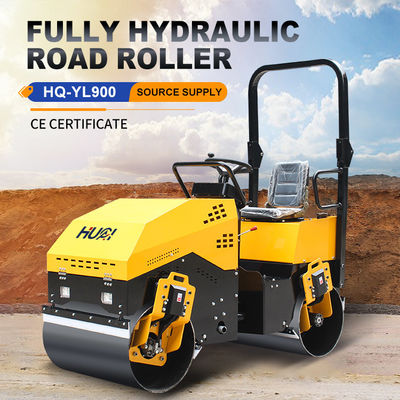 KYB Compacteur hydraulique à rouleaux routiers 1 tonne 4 tonnes 6 tonnes 8 tonnes Vibration à double tambour unique
