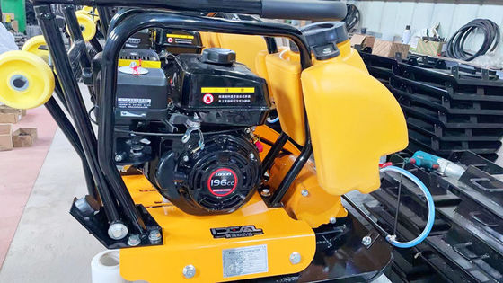5.5-6.5HP Compacteur de plaque portable pour moteur à essence/moteur diesel pour travaux de construction